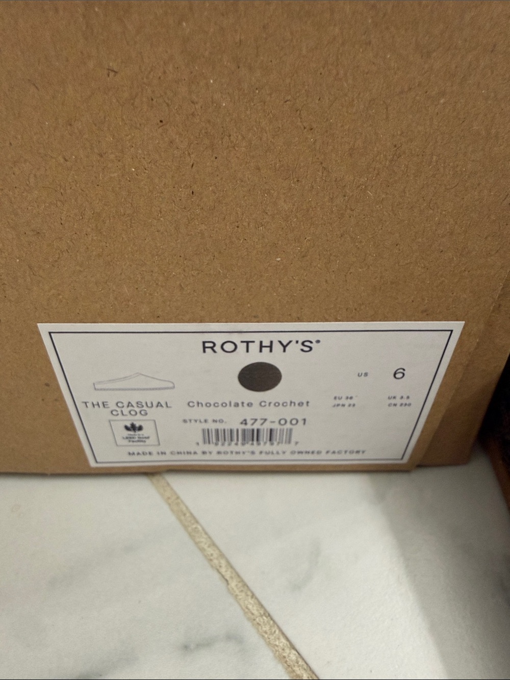 NIB Rothy's Women’s Crochet Knit Clogs - Picture 4 of 4